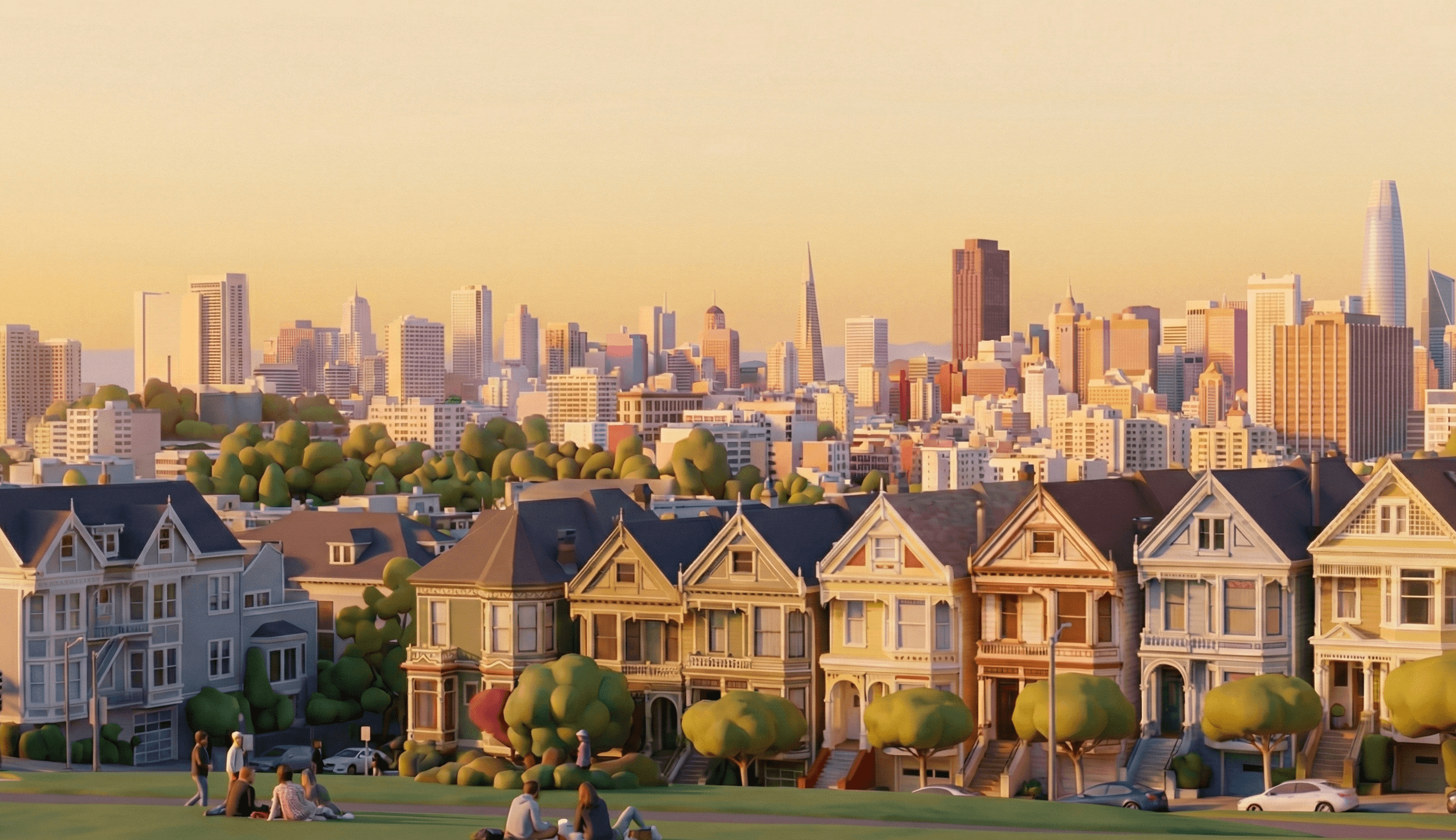 Painted Ladies in San Francisco